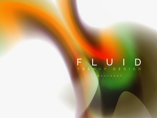 Background abstract - liquid colors wave flow