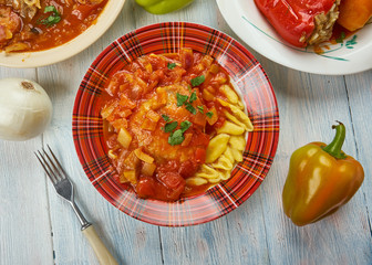 Hungarian Chicken Paprikash