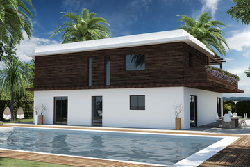 Villa con piscina