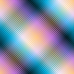 Geometric abstract pattern in low poly pixel art style. Polka dot pattern on low poly background. Vector image.