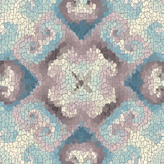 Seamless background pattern. Crackled grunge vintage surface. Vector image.