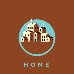 Flat City Illustration