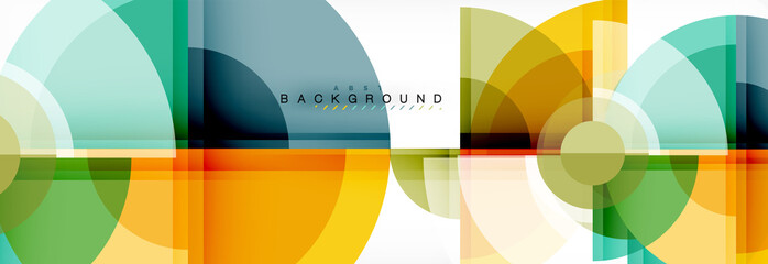 Circle abstract background