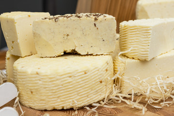 Different types of cheese