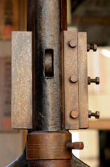 錆びたレトロな機械