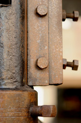 錆びたレトロな機械