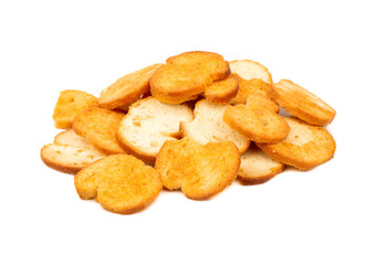 Bunch of bruschetta crackers