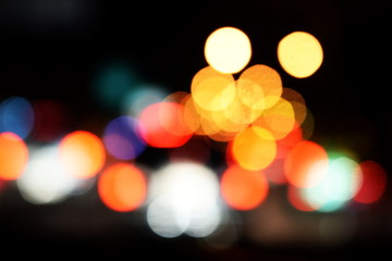 bokeh night light abstract background