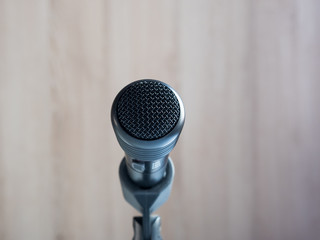 Black wireless microphone