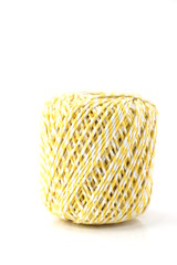 roll of mail rope isolated on white background