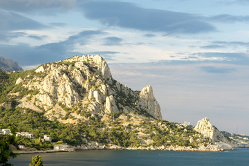 Fototapeta na wymiar Mount Cat on the southern coast of Crimea