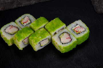 Japanese roll with prawn