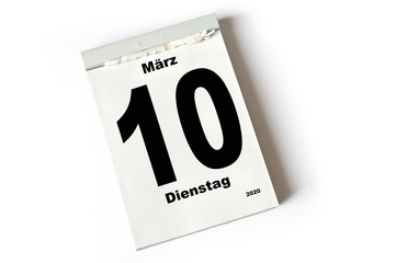 10. März 2020