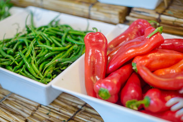 chili pepper on the buffet
