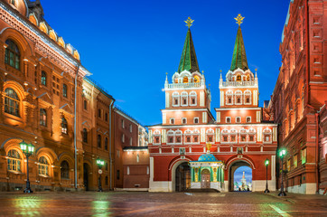 Воскресенские ворота Красной Площади The Resurrection Gate of the Red Square