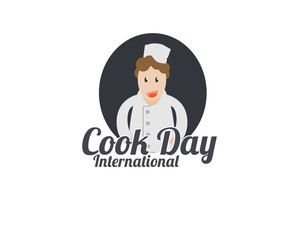 Illustration for the holiday International cook day. .