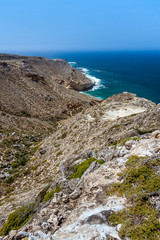 Fototapeta na wymiar The cliffs of Cape Sainte Marie