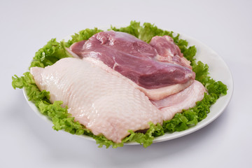 Duck meat