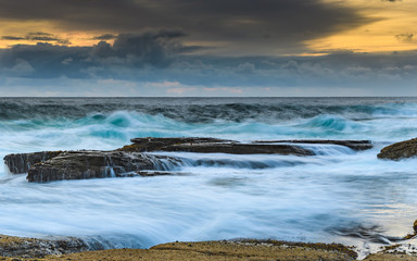 An Atmospheric Sunrise Seascape
