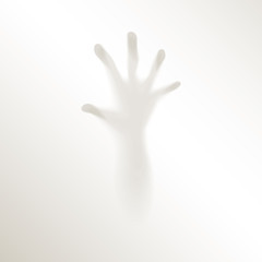Blurred Creepy Hand Fingers Mysterious Persecution Horror Fear Halloween Fog