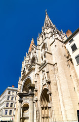 Fototapeta na wymiar Saint Nizier Church in Lyon, France