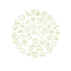 Recycling ecological concept