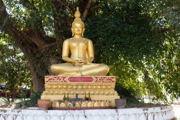 Laos, November 2016. Buddhist temple