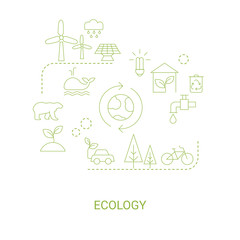 Vector ecology concept