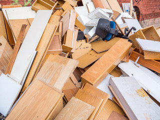 Holz Recycling Sperrmüll