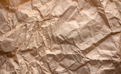 High detailed abstract packaging Yellow Wrinkled paper texture.