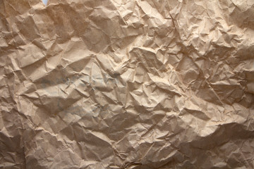 High detailed abstract packaging Yellow Wrinkled paper texture.