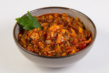 Chachohbili with chicken