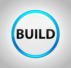Build Round Blue Push Button