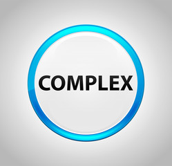 Complex Round Blue Push Button