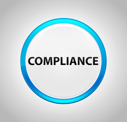 Compliance Round Blue Push Button