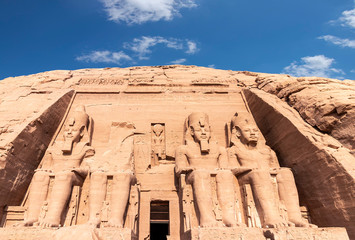 Abu Simbel, the Great Temple of Ramesses II, Egypt