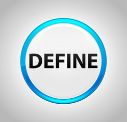 Define Round Blue Push Button