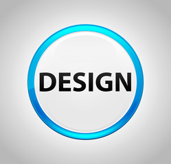 Design Round Blue Push Button