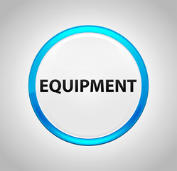 Equipment Round Blue Push Button