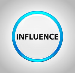 Influence Round Blue Push Button