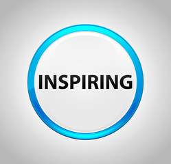 Inspiring Round Blue Push Button