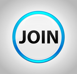 Join Round Blue Push Button