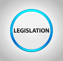 Legislation Round Blue Push Button