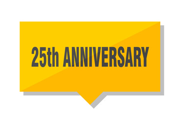 25th anniversary price tag