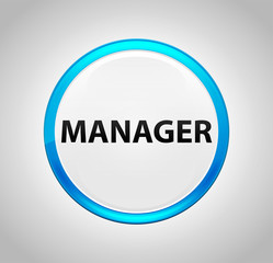 Manager Round Blue Push Button
