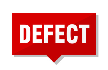 defect red tag