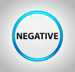 Negative Round Blue Push Button