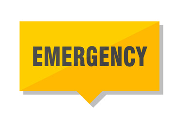 emergency price tag