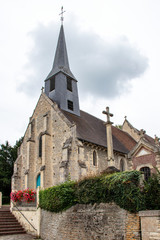 Gonneville sur mer. Eglise Notre Dame de l'Assomption. Calvados. Normandie