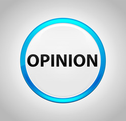 Opinion Round Blue Push Button